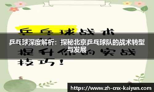 乒乓球深度解析：探秘北京乒乓球队的战术转型与发展